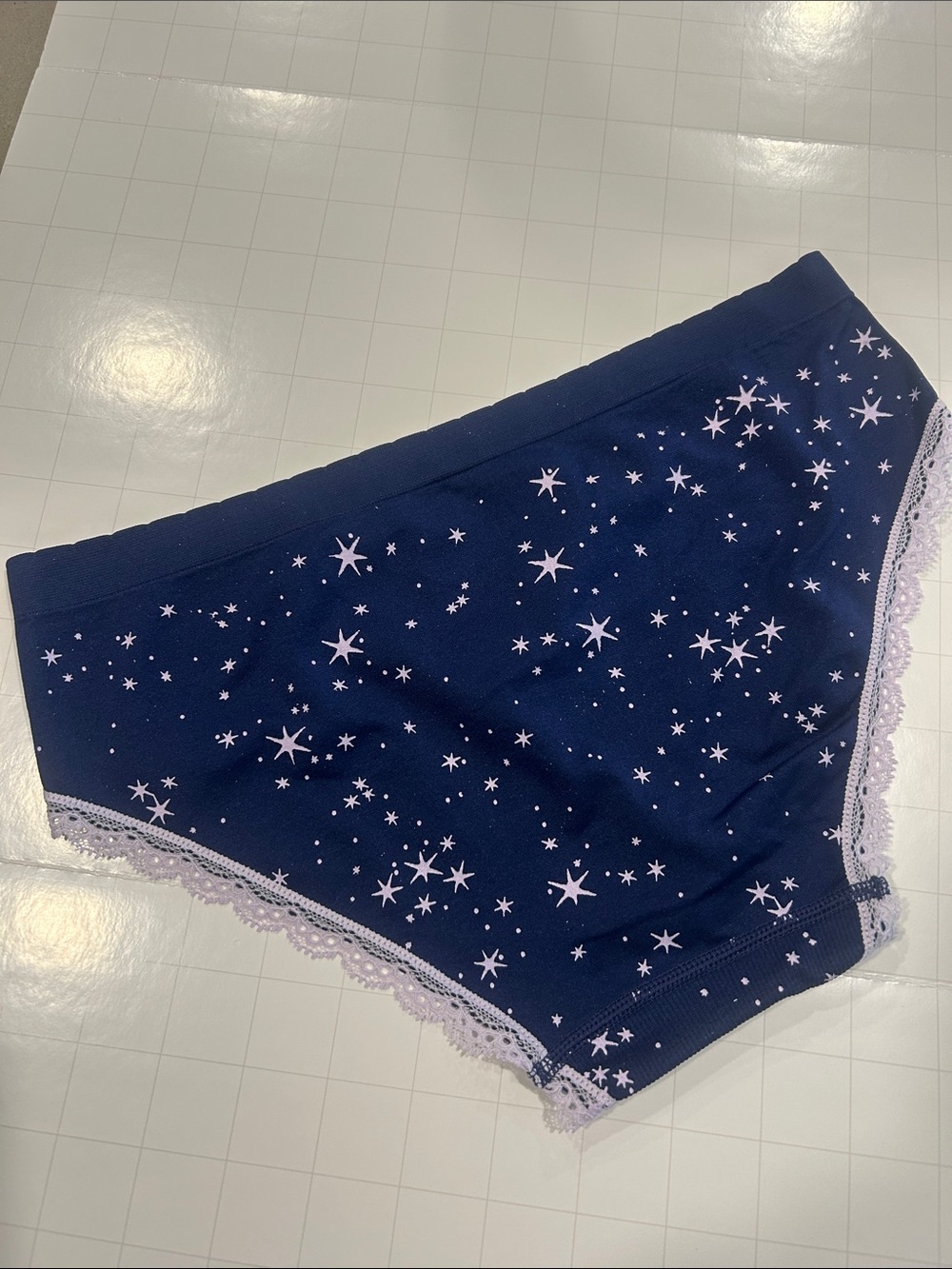 Victoria's Secret Navy Star Hipster Panty M - Picture 2 of 3
